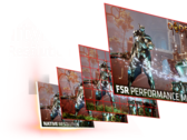 La FidelityFX Super Resolution di AMD riceverà una spinta alle prestazioni alimentata dall'intelligenza artificiale nei prossimi mesi. (Fonte: AMD)