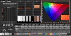 CalMAN: ColorChecker (calibrato)