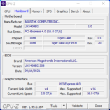 Scheda madre CPU-Z