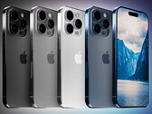 Un rendering dell'iPhone 15 Pro. (Fonte: 9to5Mac)
