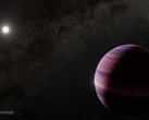Un'immagine concettuale del pianeta gigante in orbita attorno ad Alpha Centauri A (Fonte immagine: NASA, ESA, CSA, STScI e R. Hurt; ritagliata)