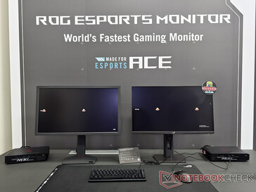 Asus confronta la valutazione di bassa sfocatura del movimento di ROG Strix Ace XG248QSG (Fonte: Notebookcheck)