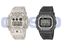 Nella foto, Casio G-Shock DW-6900RGM-5 e DW-5600RGM-1, da sinistra a destra. (Fonte: Casio)