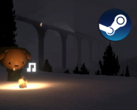 In qualità di giocatore di Easy Driving Co. guida attraverso strade tortuose a bordo di un camion kei scassato. Nella foto, una schermata di gioco con il logo di Steam sovrapposto (fonte: Steam - Modifica)