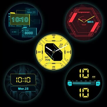 OnePlus Watch Cyberpunk 2077 Edition (immagine via Tech Droider su Twitter)