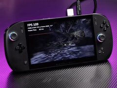 OneXFly Apex che gioca a Black Myth: Wukong a 1080p con un&#039;APU AMD Ryzen AI Max+ 395. (Fonte: One-Netbook)