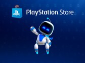 Viene mostrato il banner del PlayStation Store con Astro Bot