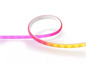 La presunta striscia luminosa COB di Philips Hue potrebbe essere più luminosa della vecchia striscia luminosa Hue Ambiance Gradient (nella foto). (Fonte: Philips Hue)