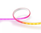 La presunta striscia luminosa COB di Philips Hue potrebbe essere più luminosa della vecchia striscia luminosa Hue Ambiance Gradient (nella foto). (Fonte: Philips Hue)
