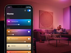 La versione 5.8.0 dell&#039;app Philips Hue introduce funzioni per luci e interruttori. (Fonte: Signify)