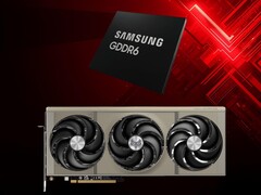 GPU Sapphire Radeon RX 9070 con memoria GDDR6 (Fonte immagine: Sapphire, Samsung con modifiche)