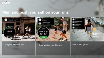 Suunto Run consentirà agli utenti di pianificare le corse e persino di gareggiare contro gli amici. (Fonte: Suunto)