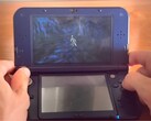Immagine della versione per 3DS di *The Legend of Zelda: Twilight Princess* in esecuzione sulla console