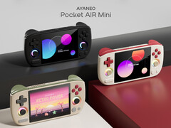 Il Pocket AIR Mini sarà leggermente più piccolo del concorrente Anbernic RG476H. (Fonte immagine: Ayaneo - modificato)