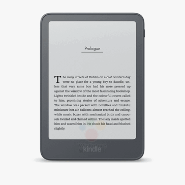 Amazon Kindle di 12ª generazione in nero.
