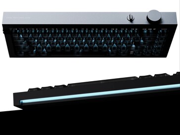 Vista superiore e inferiore di Lofree Hyzen.