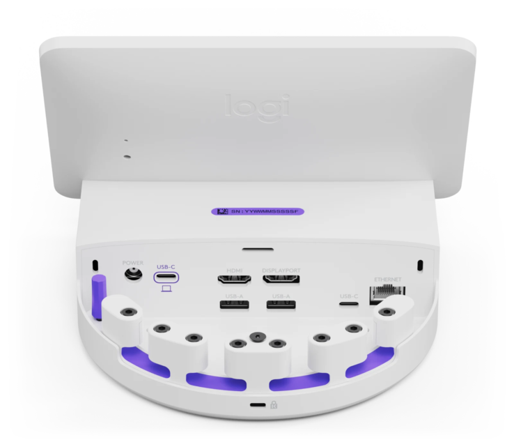 Il Logitech Logi Dock Flex. (Fonte: Logitech)