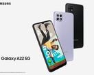 Il Galaxy A22 5G. (Fonte: Samsung)
