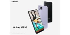 Il Galaxy A22 5G. (Fonte: Samsung)