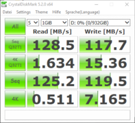 Crystal Disk Mark Western Digital WD Blue Mobile 1 TB