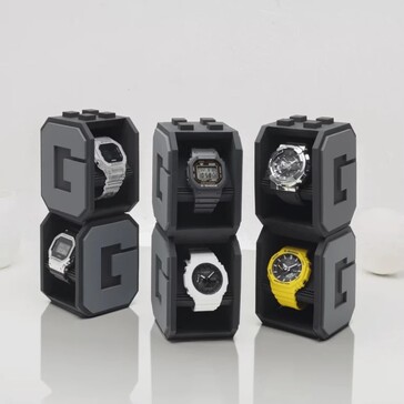 Il supporto per orologi impilabili G-Shock (fonte: Casio)