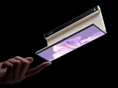 Come l'immagine di Huawei Mate Xs 2, l'iPhone Fold di Apple avrà un display che si piega verso l'esterno. (Immagine: Huawei)