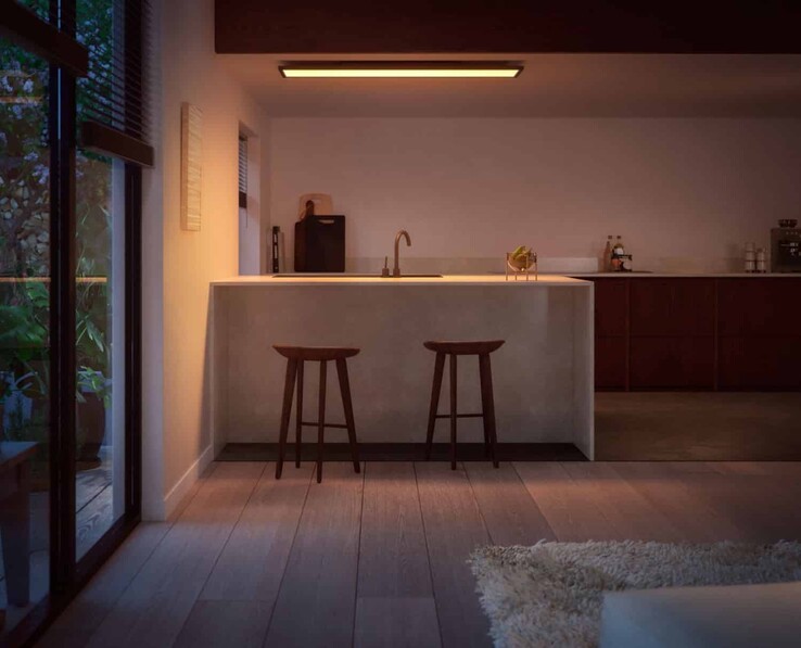 Philips Hue nuova Aurelle con cornice nera. (Fonte: hueblog.com)