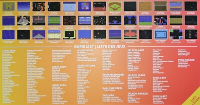 Una panoramica dei 200 giochi inclusi (Fonte: Marc Zander, Notebookcheck)