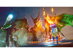 Una schermata di Runescape Dragonwilds che mostra lo stile visivo unico e colorato del gioco. (Fonte immagine: Steam)