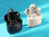 Sennheiser Accentum Open, nella foto in nero e crema, ha un'autonomia totale di 28 ore. (Fonte: Sennheiser)