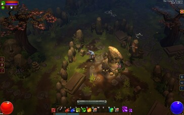 Nella foto: Una schermata di gameplay di Torchlight II.