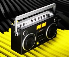 We Are Rewind riporta in auge il classico stereo portatile, completo di lettore di cassette. (Fonte: We Are Rewind)