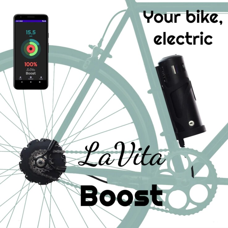 Il kit di conversione per biciclette elettriche Boost. (Fonte: Boost by La Vita)