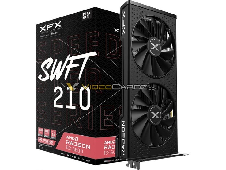 XFX Radeon RX 6600 Speedster SWFT 210 (Fonte immagine: VideoCardz)