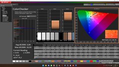 CalMAN: ColorChecker (calibrato)