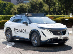 Prototipo Nissan Ariya con kit robotaxi ProPilot. (Fonte: Nissan)