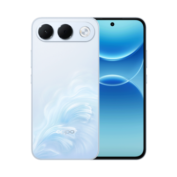 L'Oppo A7 Pro in Surfing Blue.