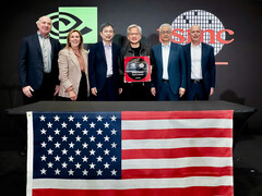 I primi wafer di chip Blackwell AI prodotti da TSMC negli Stati Uniti. (Fonte: Nvidia)