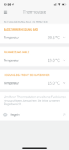 Elements App: panoramica termostati
