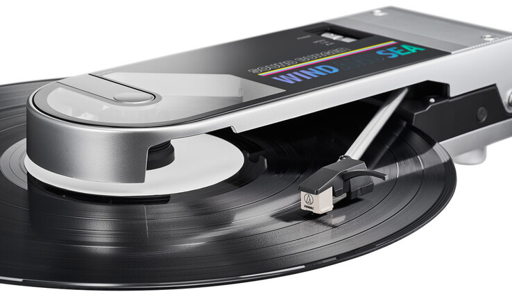 Il Sound Burger può riprodurre dischi ovunque per un massimo di 12 ore grazie alla sua batteria ricaricabile. (Fonte: Audio-Technica)