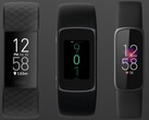 Il Fitbit Charge 4 (L) e Fitbit Luxe (R) a confronto con il potenziale Fitbit Charge 5. (Fonte immagine: Fitbit/9To5Google - modificato)