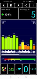 GPS test all'aperto