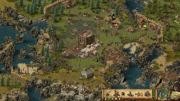 Nella foto: Uno screenshot del gameplay di Stronghold: Definitive Edition.