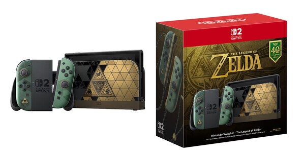 La Nintendo Switch 2 – The Legend of Zelda – Edizione 40° Anniversario uscirà il 29 ottobre.