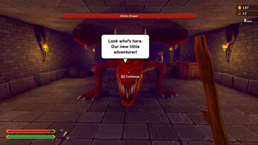 Nell'immagine: uno screenshot di gioco di The RPG.
