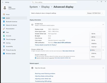 AI Dual Mode: Full HD fino a 320 Hz