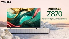 Il televisore Toshiba Z870 MiniLED 4K è stato progettato per i giocatori. (Fonte: Toshiba)