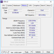 CPU-Z: Memoria