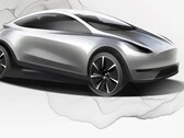 I primi schizzi accennano al design di Robotaxi (Fonte: Tesla)