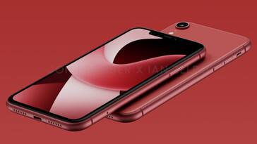iPhone SE 4 Prodotto rosso (immagine via FrontPageTech)
